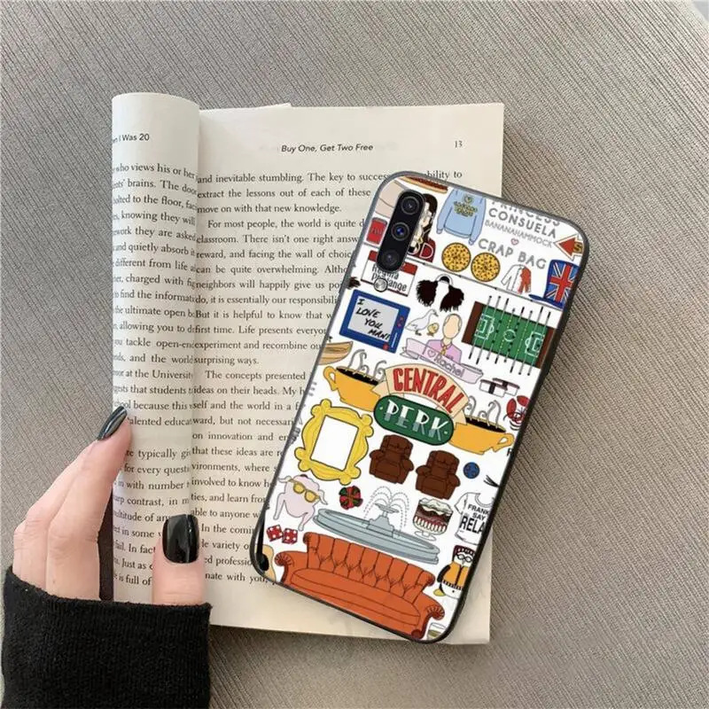 

Central Perk Coffee friends tv show Phone Case For Samsung galaxy S 9 10 20 A 10 21 30 31 40 50 51 71 s note 20 j 4 2018 plus