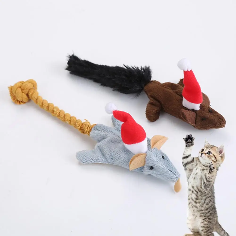 Износостойкая Удобная жевательная игрушка в форме мыши для кошек и домашних