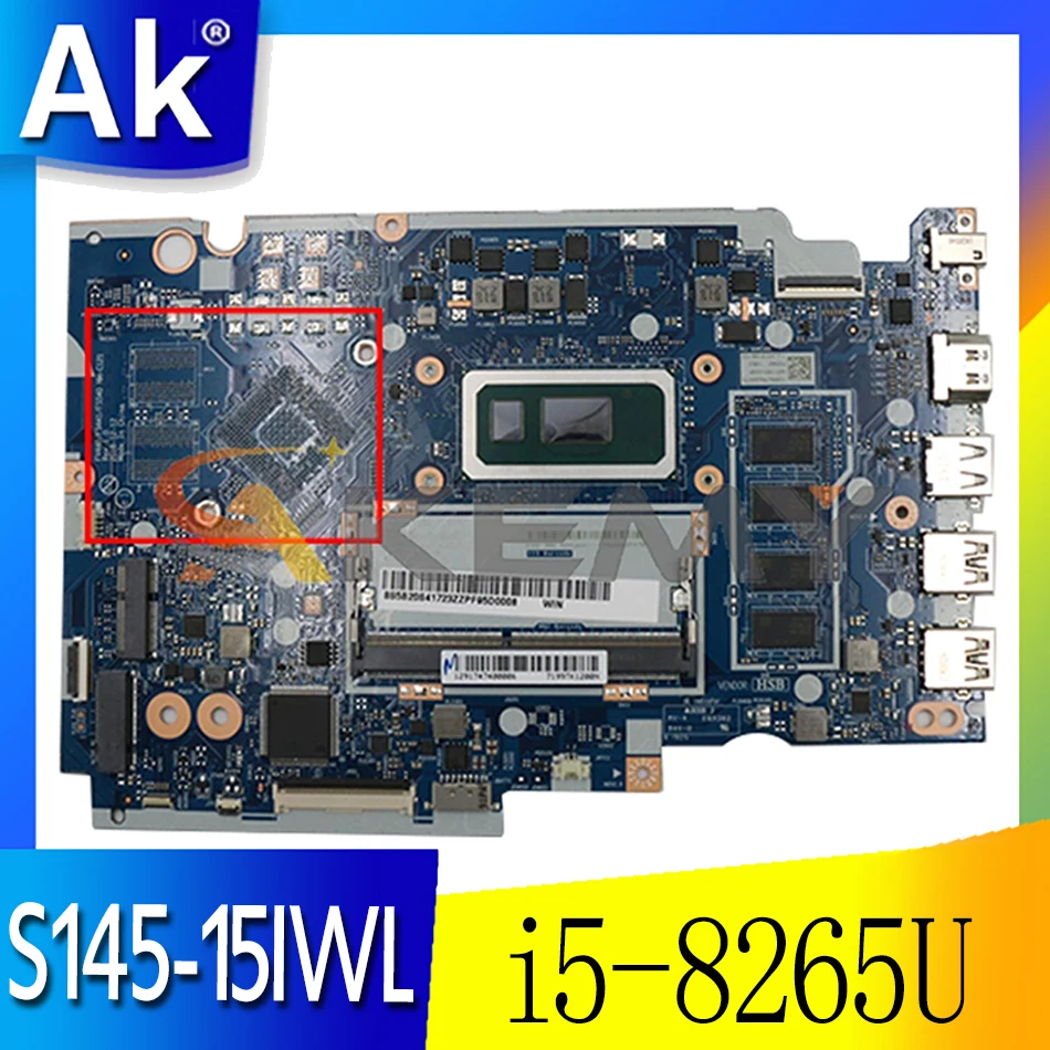 

Для Lenovo Ideapad S145-15IWL / V15-IWL портативный материнская плата с процессор i5 8265U UMA 4G мех 5B20S41721 NM-C121 тест проведен материнская плата