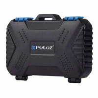 puluz waterproof camera memory tftfsd card case reader for cf sd tf card pin sim micro sim nano sim water proofing storage box