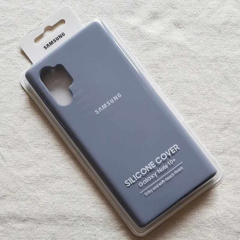 Жидкий силиконовый чехол для samsung Galaxy Note 10 Plus, шелковистый мягкий сенсорный чехол для Galaxy Note 10 10+ Pro Plus с коробкой