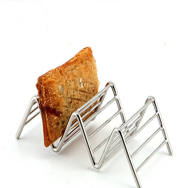 Нержавеющая сталь стойка для блинов сменная Еда держатель металлической полкой