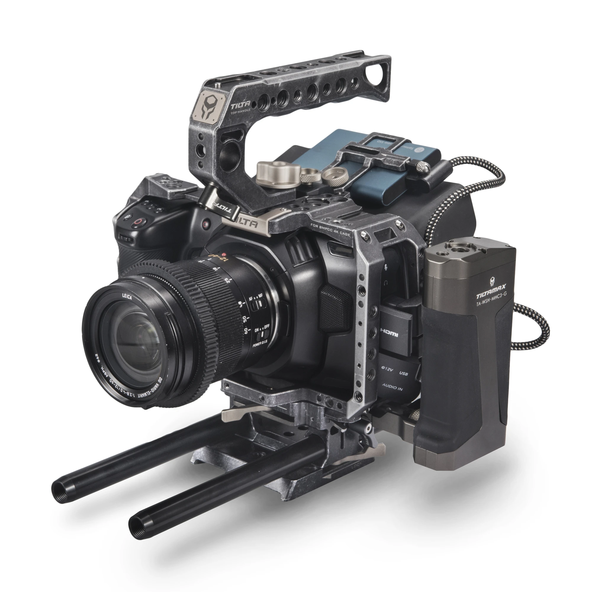 Tilta BMPCC 4K камера клетка/Чехол Blackmagic Карманный кинотеатр камера 4K TA-T01-A Тактический серый комплект для камера Blackmagic cinema