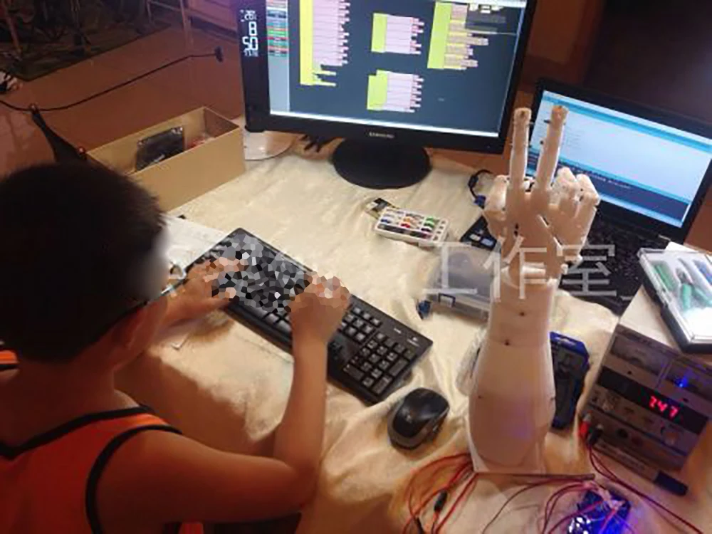 DIY Robotic Arms Bionic Manipulator Robot Steering Gear Controller STEAM Kits 3D Printer for Inmoov Ardui | Электронные
