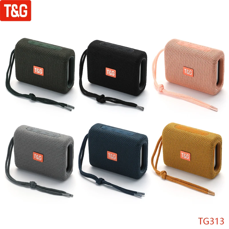 

T&G TG313 NEW Portable Bluetooth Speaker Wireless Bass Subwoofer Waterproof Outdoor Speakers Boombox TF USB Stereo Loudspeaker
