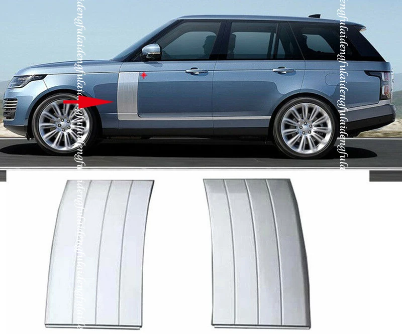 Для Range Rover Vogue L405 2013-2020 Серебряный чехол для боковой двери крыла вентиляционной