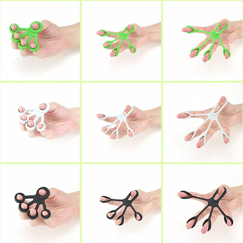 1PC Silicone Finger Strength Exerciser Ring Gripper Fitness Extension Grip Training | Спорт и развлечения
