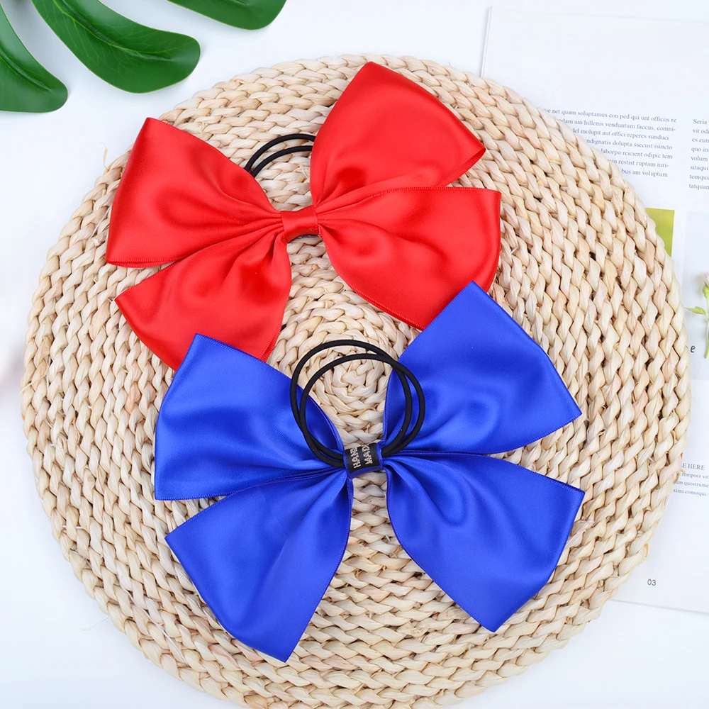

1 Piece 7.3inches Cute Bowknots Elastic Hair Bands For Baby Girls Ponytail Holder Hair Ropes Ties Headwear Kids Hair Accessories