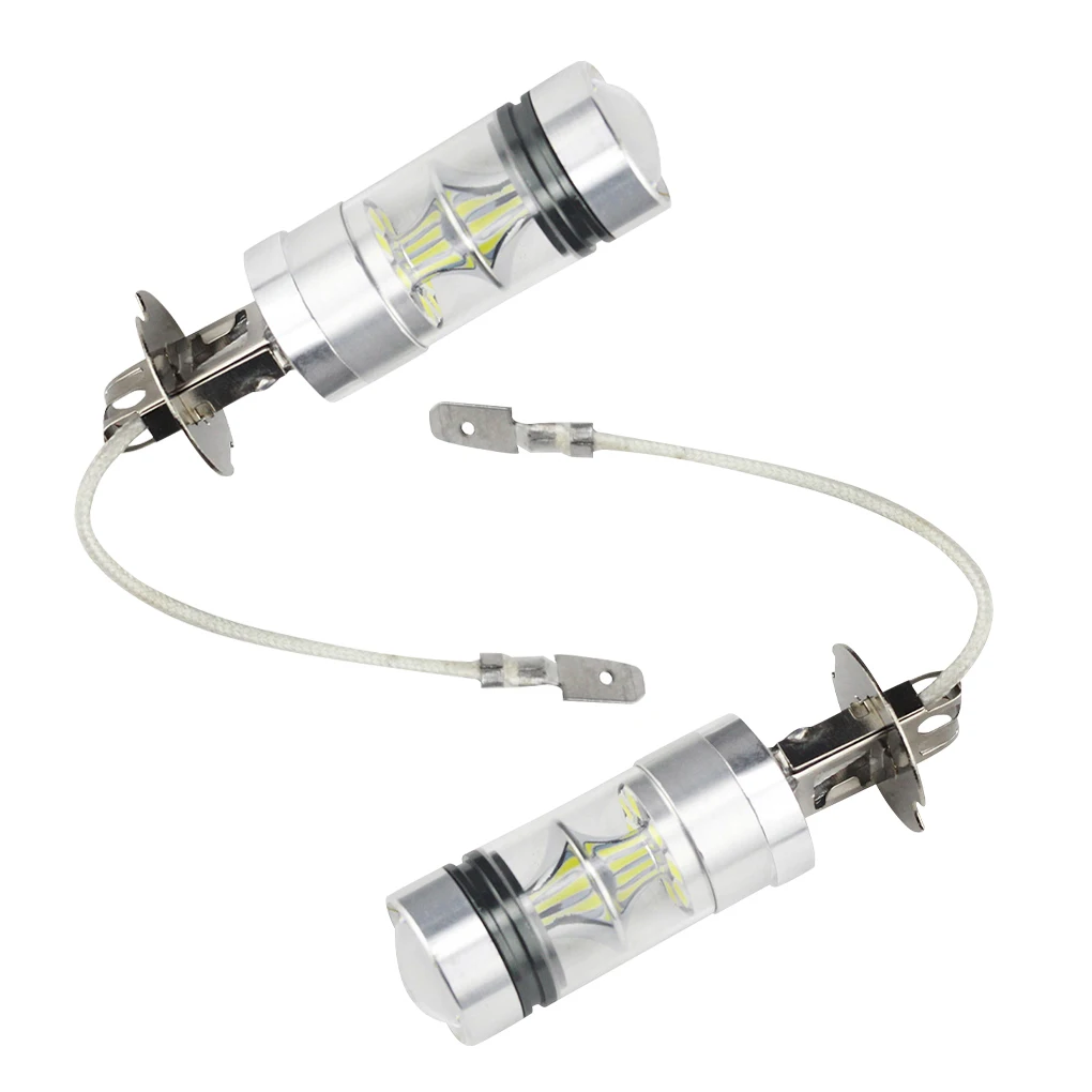 

Headlight Bulb 20 SMD 100W 3030 Fog Light Bulb Car 12V 8000K 1000LM DRL LED Lightbulb Car Replacement Accessories, 1/2pcs