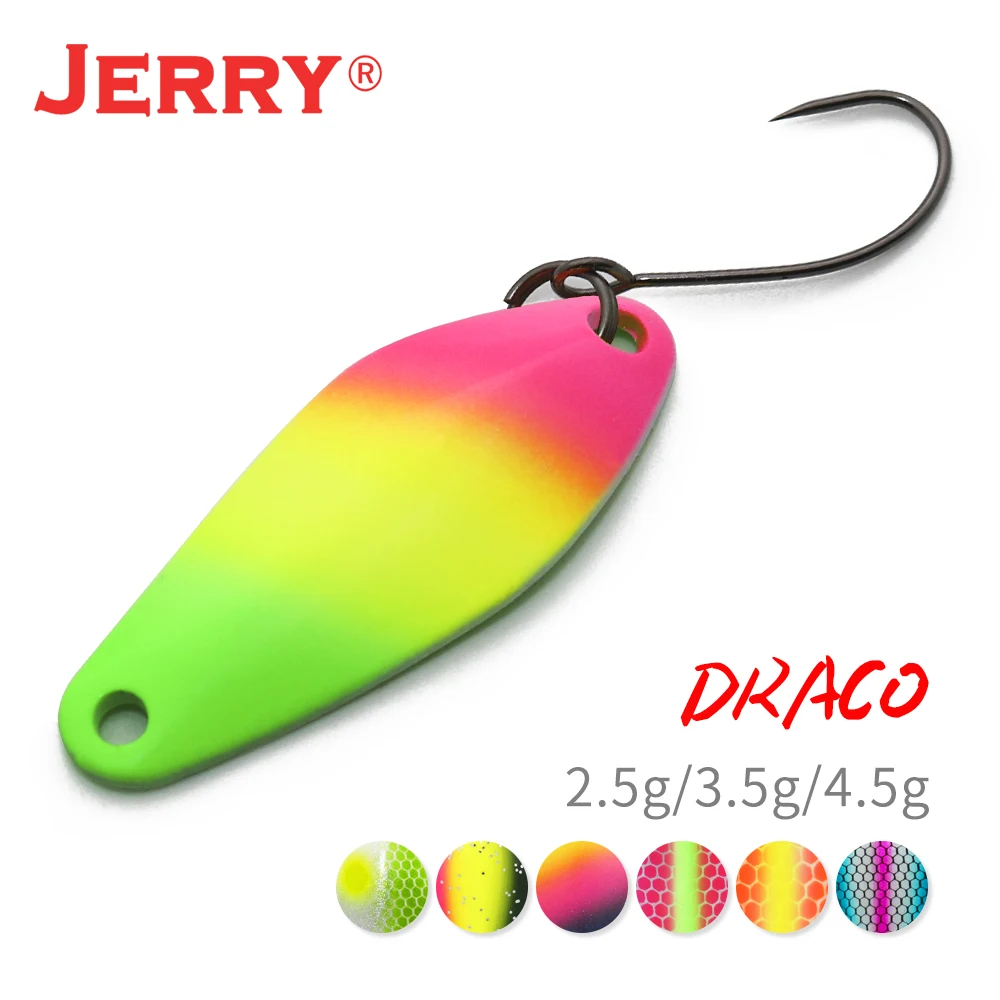 Jerry Драко микро рыболовная ложка форель приманки UL УФ Цвета Сверхлегкий