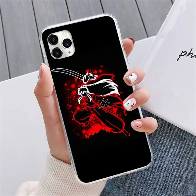 

lnuyasha Japan Anime Phone Case For iphone 12 5 5s 5c se 6 6s 7 8 plus x xs xr 11 pro max mini