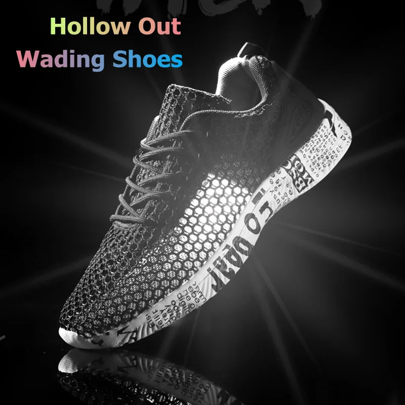 

Men Women Swimming Wading Shoes Outdoor Sport Breathable Wearproof Beach Sneakers Quick Dry Upstream Fishing Walking Water Shoes