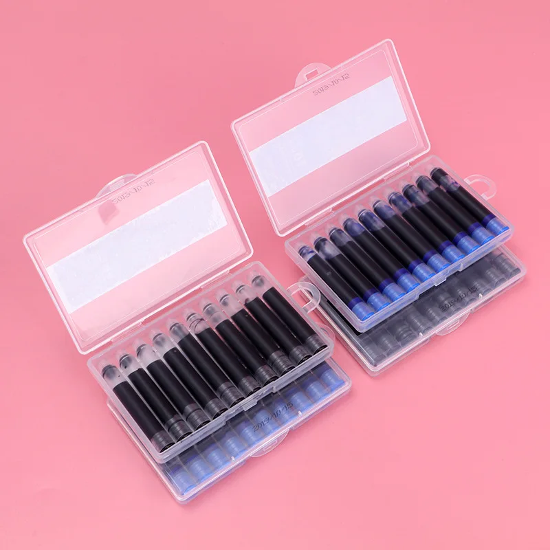 10 шт. большой емкости чернильный картридж хобби стиль портативный авторучка