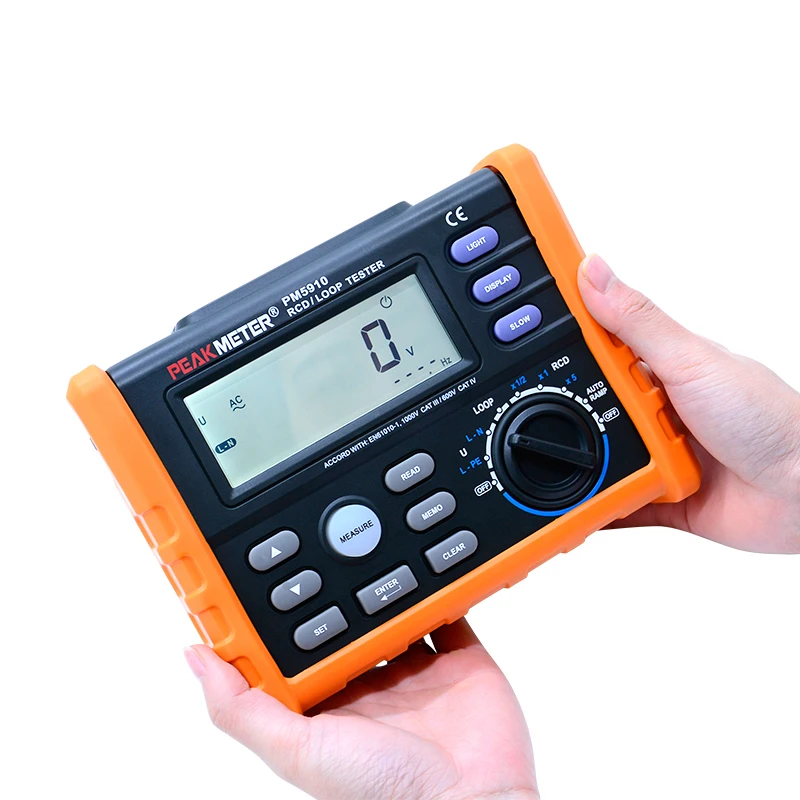 

USB2.0 Interface RCD Loop Tester Digital Electrical Circuit Tester