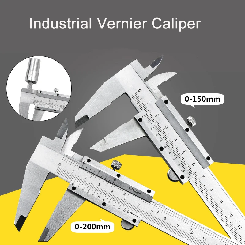 

Цифровой штангенциркуль из углеродистой стали, точность 0,02 мм, высокоточный штангенциркуль с нониусом, диапазон измерения 0-150 мм для металл...