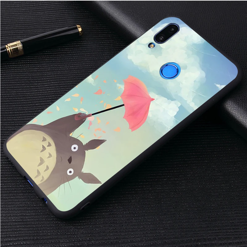 Черный силиконовый чехол для телефона My Neighbor Totoro honor 30 20 Pro 8 8X 9 10 Lite Mate