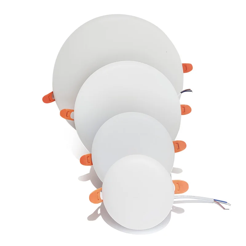 Ультра-тонкий панельная лампа с светодиодный светильник круглое отверстие может