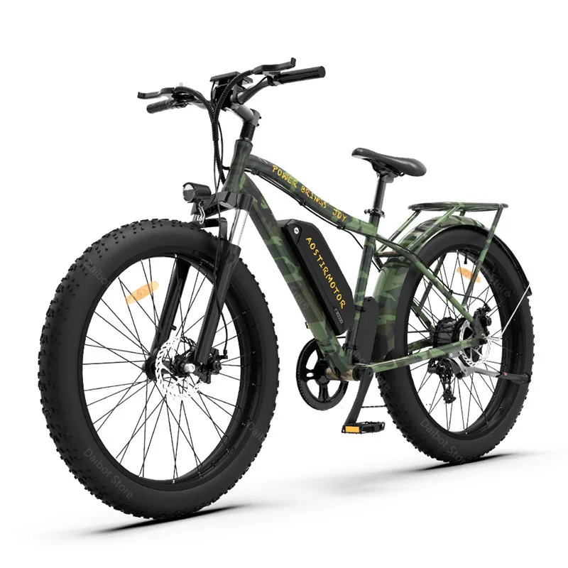 

AOSTIRMOTOR S07-D Electric Bike Bicycle Off Road 2 Wheels Electric Bicycles 45KM/H 13AH 750W 48V MTB Electric Bikes Adults US
