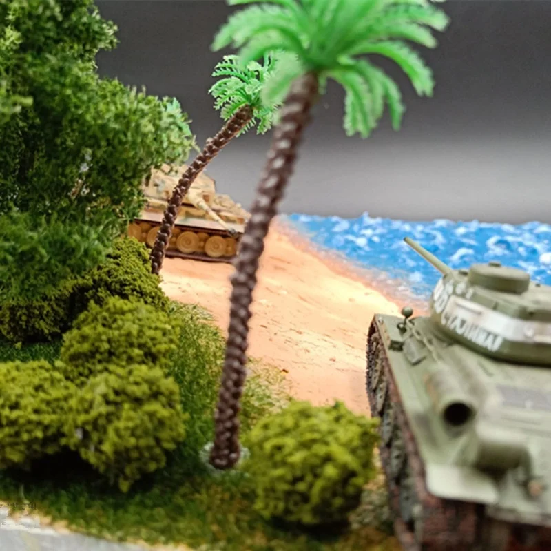 

10Pcs Sand Table Building Simulation Model Palm Tree Model Material