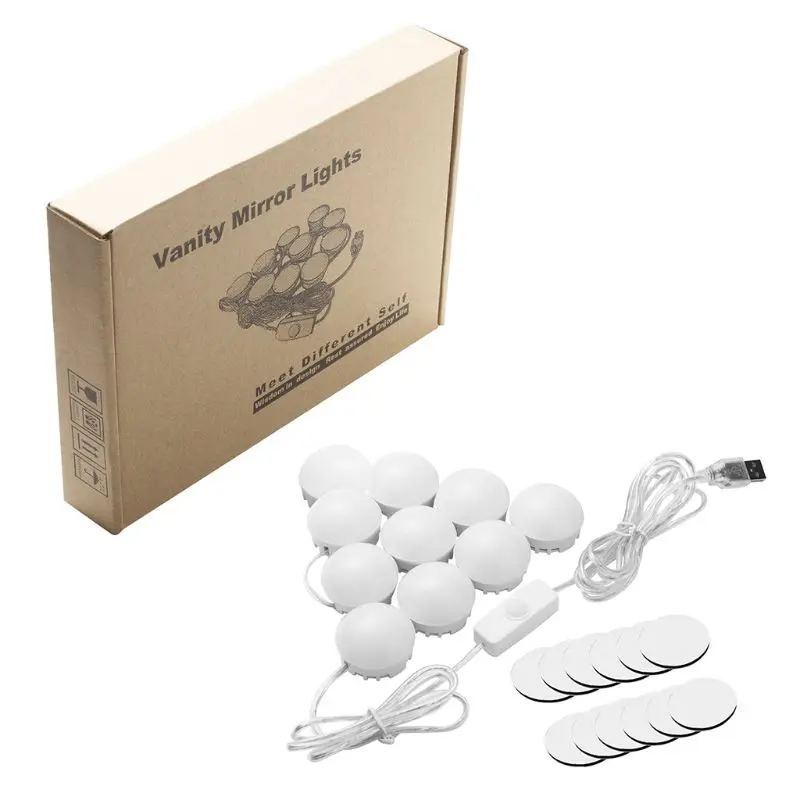 

10 светодиодных ламп с регулируемой яркостью