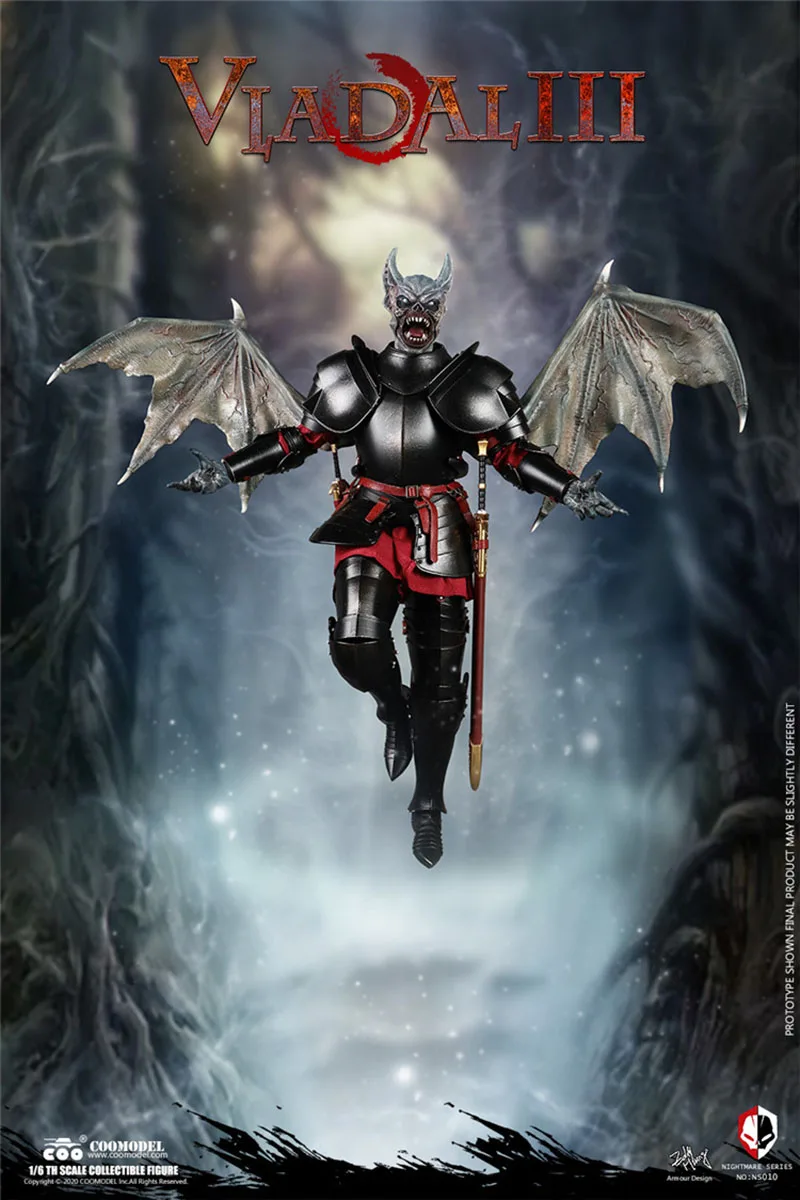 

In Stock COOMODEL NS010 1/6 VLAD AL III Figure Model Nightmare Series Diecast Alloy Clothes 12'' Action Body Full Set Toys