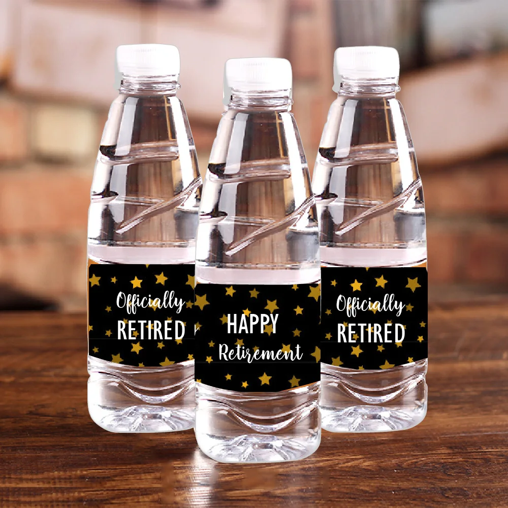 Rikivity блестящие звезды верхняя часть Черного изъятия воды бутылки вина пивные