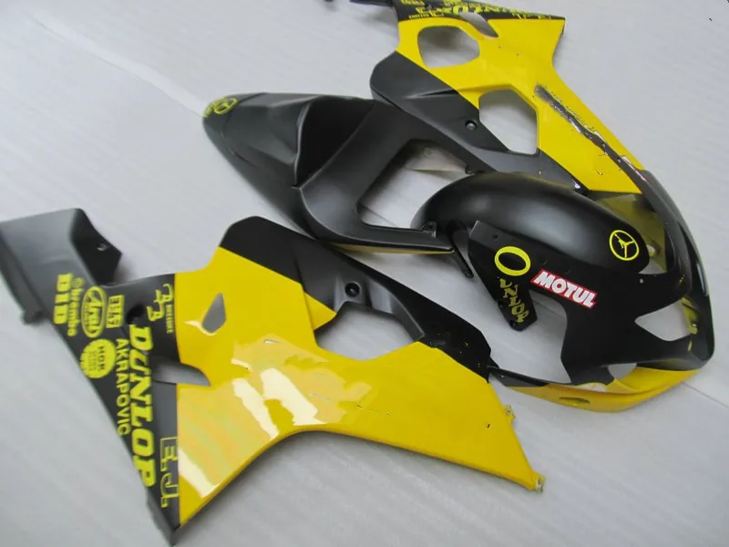 Набор обтекателей мотоцикла для GSXR600 750 K4 04 05 GSXR 600 GSXR750 2004 2005 ABS Желтый матовый
