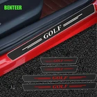 Автомобильные дверные наклейки из углеродного волокна для VW VK Golf5 Golf6 Golf7 GOLF7.5 MK6 MK7 MK5 MK4 MK3 MK2 GOLFR TDI GTI, 4 шт.