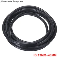 silicone world black silicone vacuum tube hose silicon tubing coolant hose universal id 13mm to 40mm multiple sizes auto parts