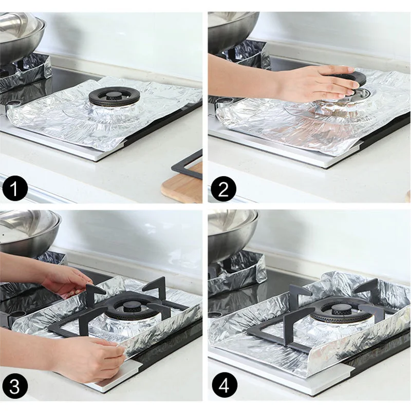 10 шт./партия кухонная алюминиевая фольга масляная перегородка Kichen аксессуары
