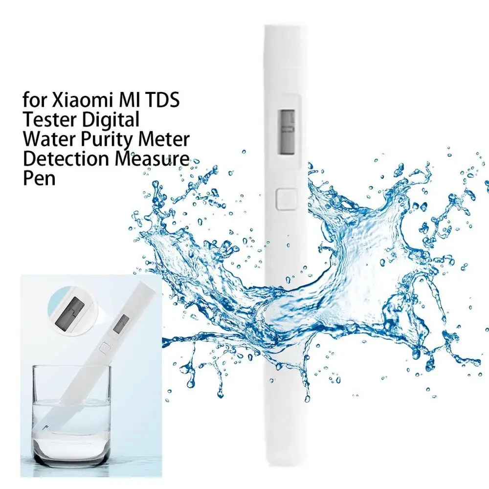 

Original Xiaomi Mi TDS Meter Tester Portable Detection Water Purity Quality Test EC TDS-3 Tester