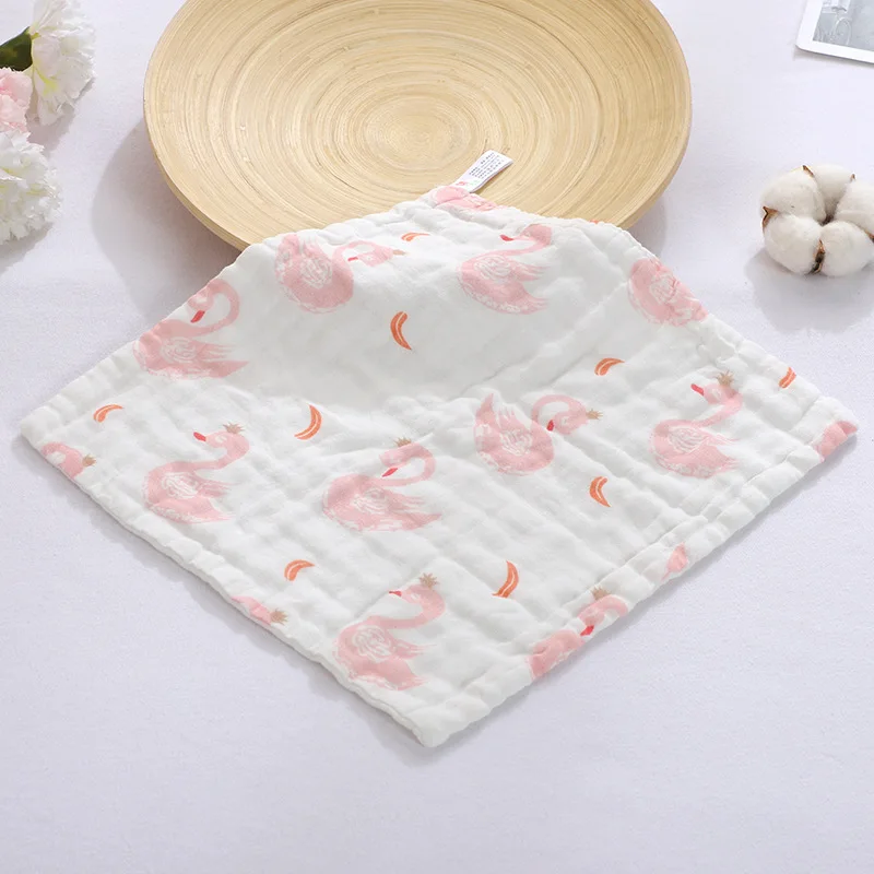 25*25 100% Марлевое хлопковое детское платок квадратное муслиновое полотенце для