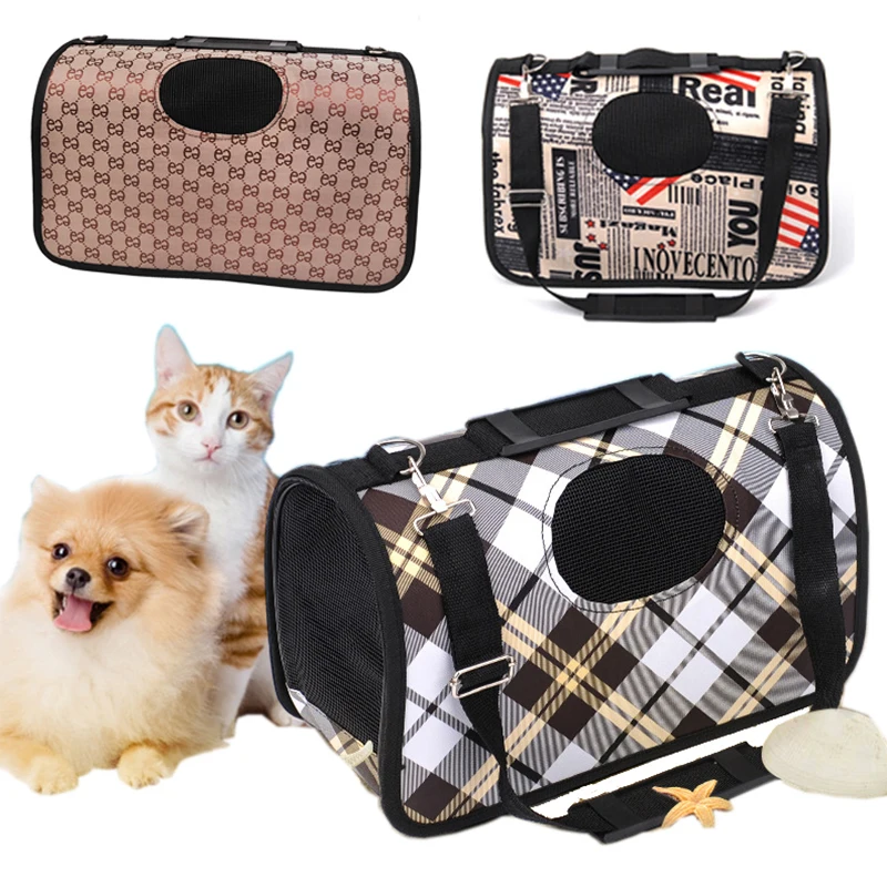 

Breathable Pet Dog Carrier For Small Dogs Foldable Cat Carrying Bag For Cats Chihuahua Travel Bags Pet Outdoor Carriers