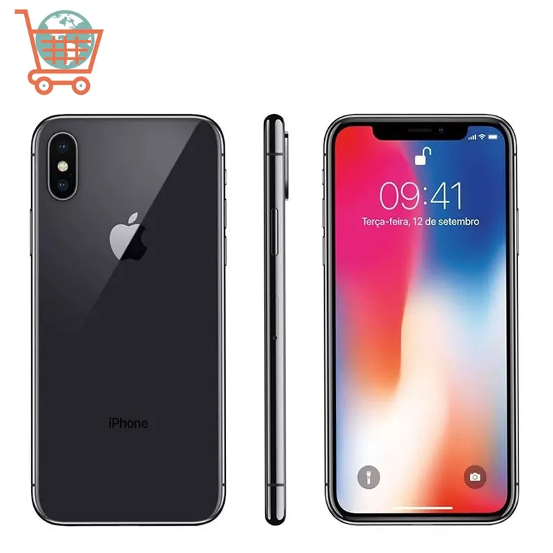 Разблокированный Apple iPhone X пикселей 3 Гб оперативной памяти 64/256 ГБ ROM 5 8 &quotiOS