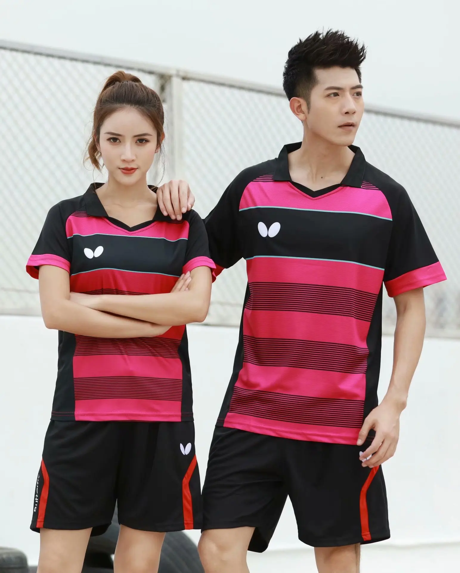 

New Style TrainingT-shirt for Boys and Girls Couples Wear Table Tennis Uniforms Can be Wholesale