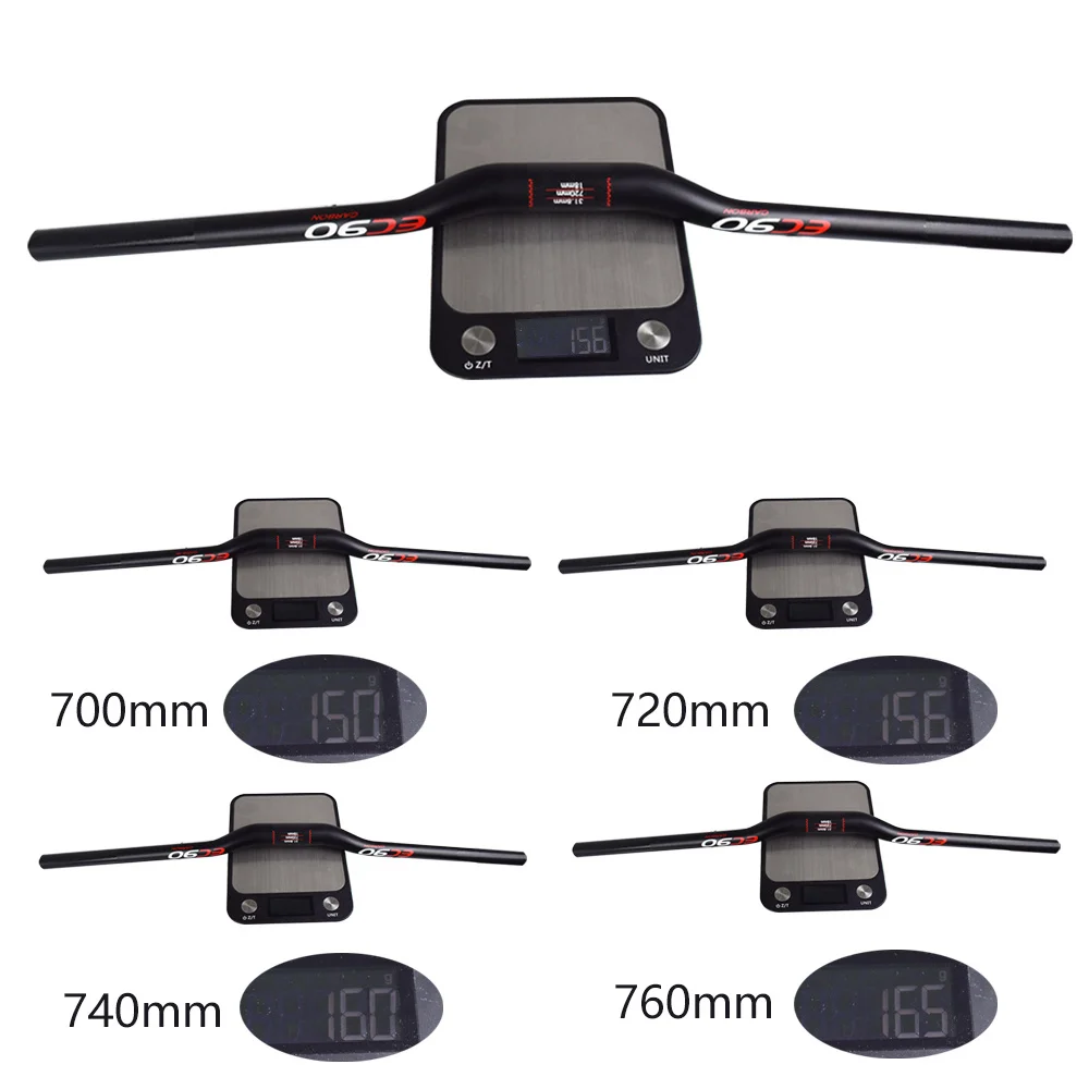 Полностью карбоновый велосипедный руль UD матовый для горного и дорожного