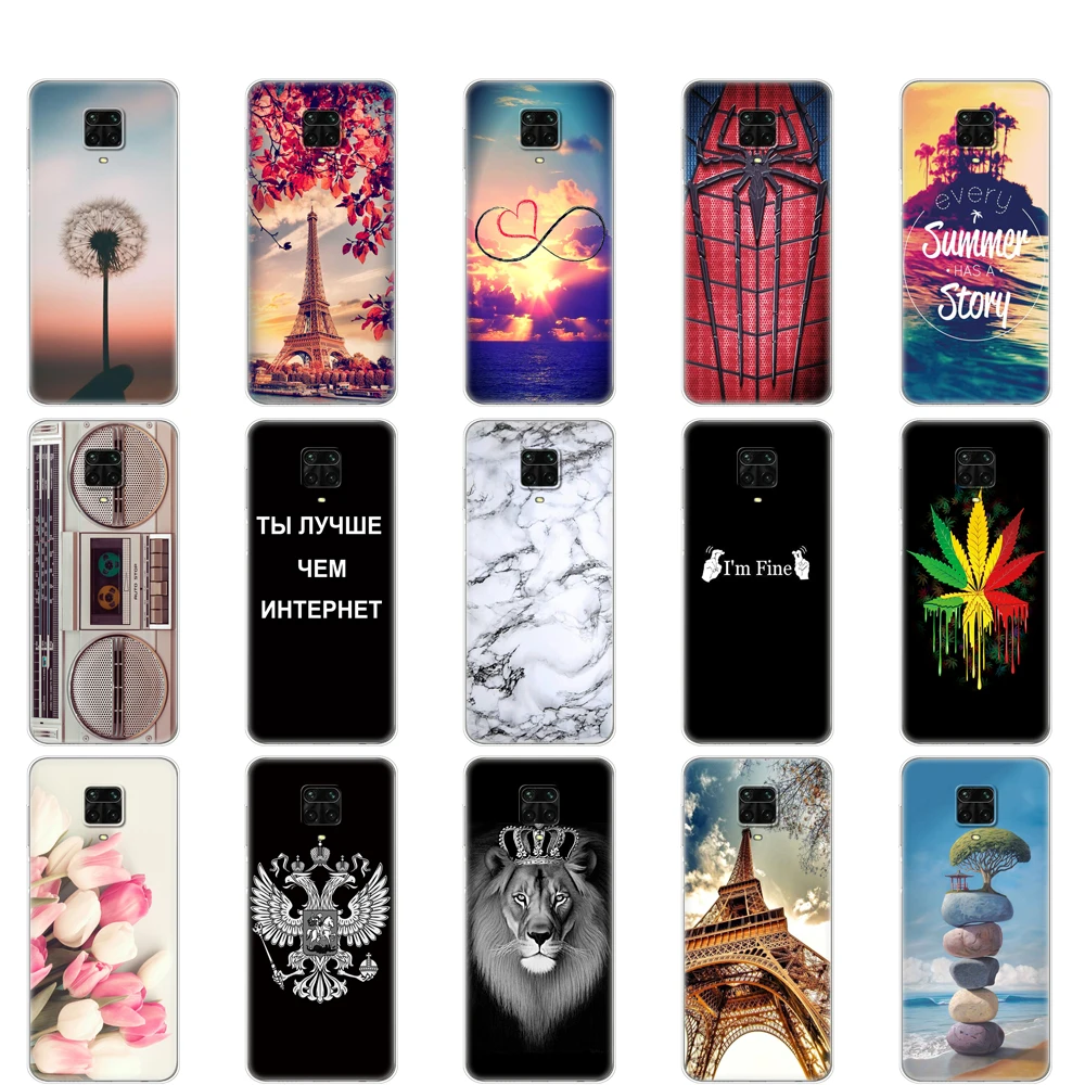 For Xiaomi Redmi Note 9 Case Silicon Soft Tpu Phone Case For Redmi Note 9 Pro Back Cover for Redmi Note 9S 6.67