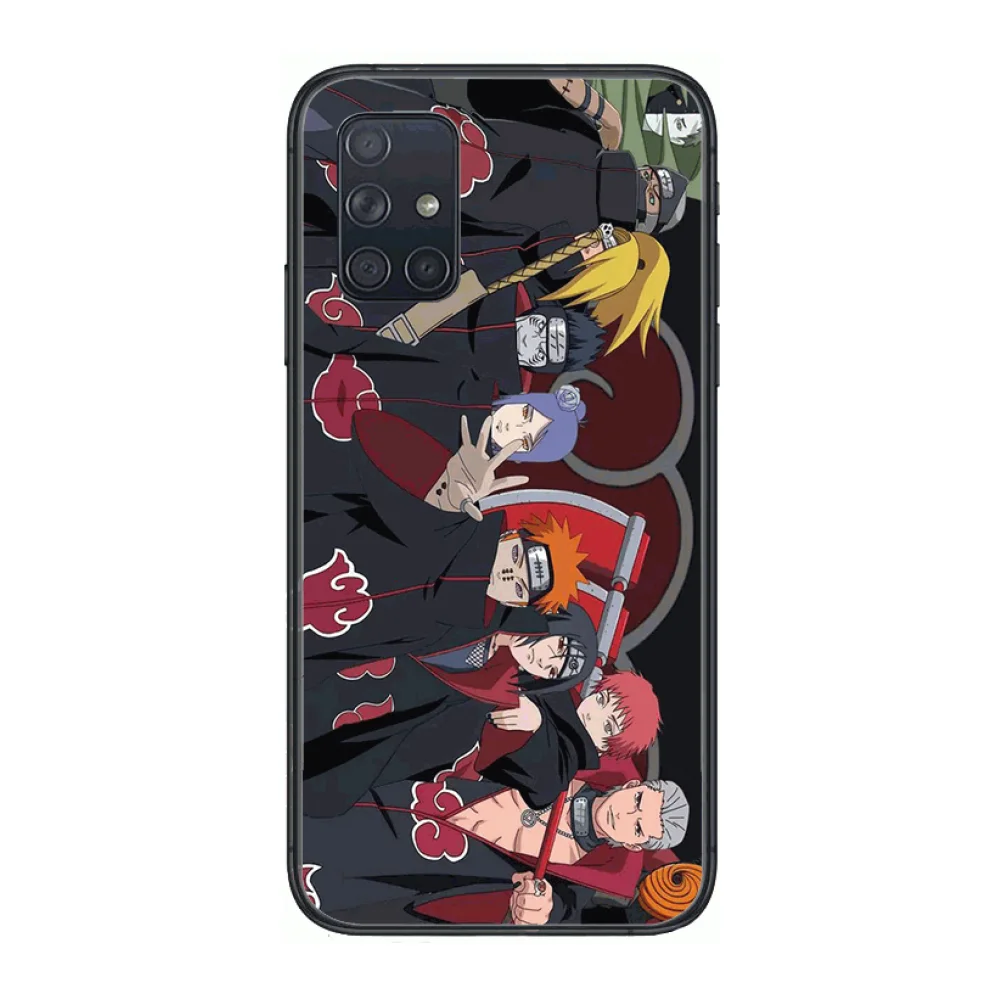 

AKATSUKI Itachi Phone Case Hull For Samsung Galaxy A 50 51 20 71 70 40 30 10 E 4G 5G S Black Shell Art Cell Cover