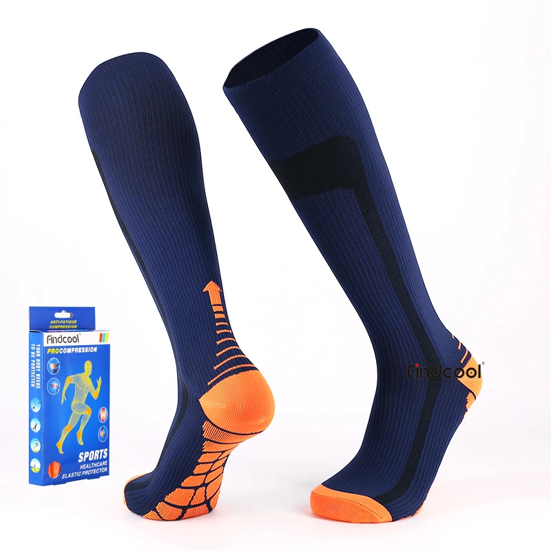 Findcool Vbiger эластичные Компрессионные носки спортивные беговые Спортивные для
