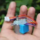 24BYJ48 DC 12V Шестерни шаговый двигатель 4 этапа 5-проводной сокращения микро шаговый двигатель D-вал