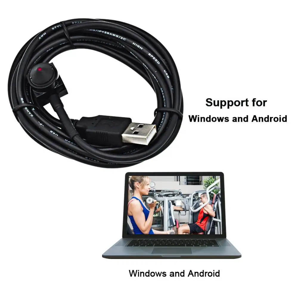 USB-камера 1080P широкоугольная с объективом 3 7 мм 720p |
