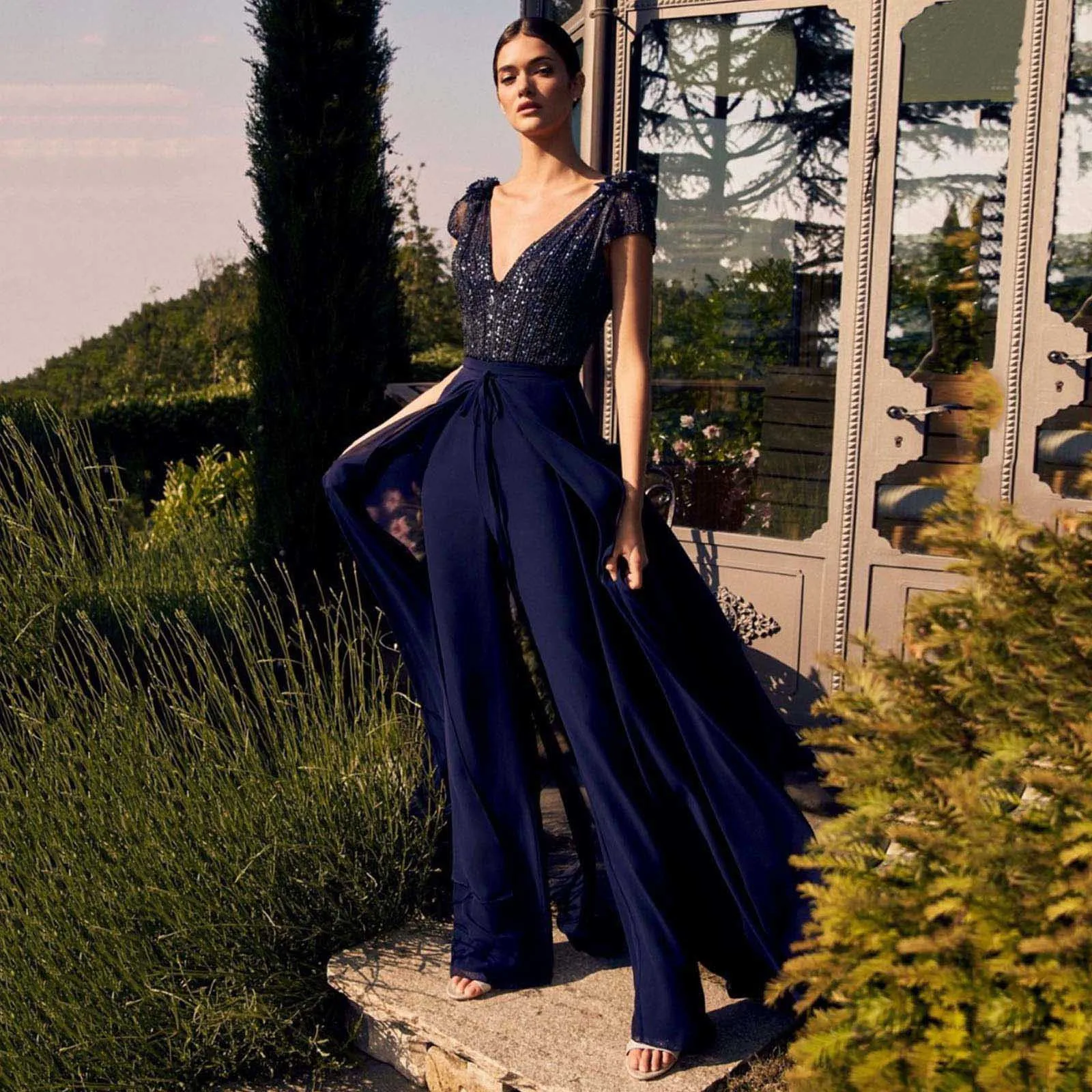 Женский комбинезон 40 # новое зимнее вечернее платье для уживечерние комбинезоны