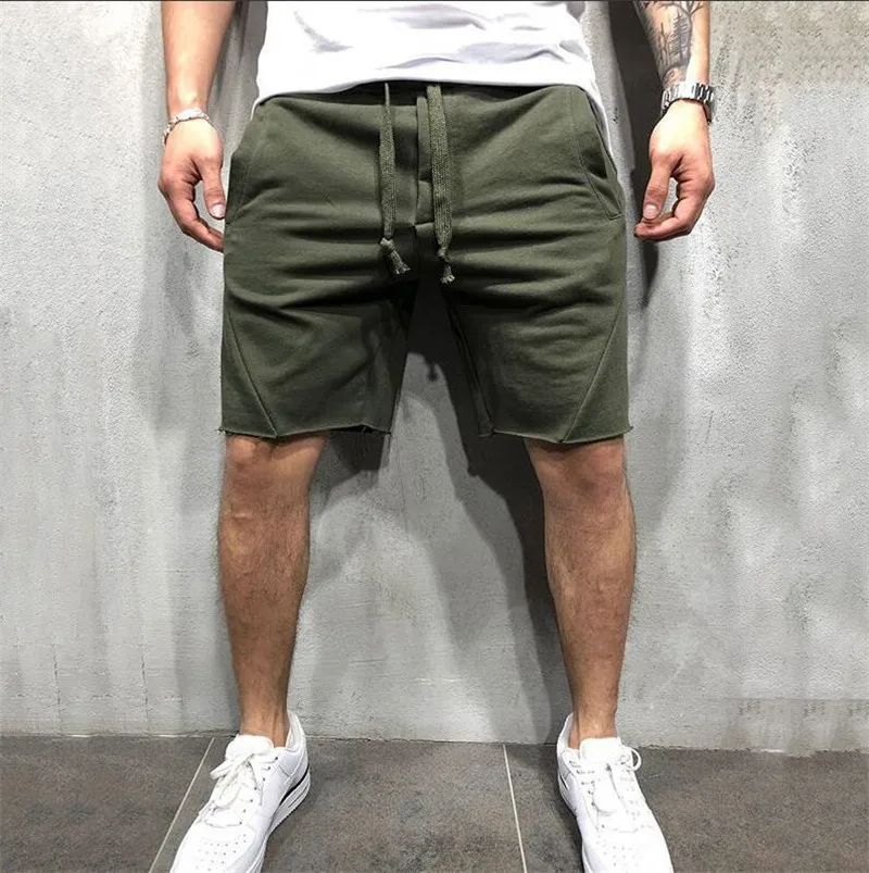 

Summer Men Sportswear Drawstring Quickly Dry Sport Short Sweatpants Male Casual Jogger Running Fitness Workout Short Activewear