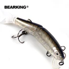 Bearking 2016 хорошая приманка для рыбалки качественная профессиональная блесна приманка 11,3 см 13,7 г плавающая приманка Соединенные приманки с черным или белым крючком