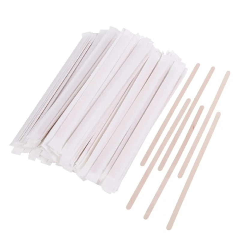 

Wood Coffee Stir Sticks 7.5Inch-100 Pack Round End,Eco Friendly Stirrers for Hot Drinks,Natural Wood 2