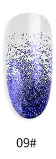 09 Purple blue 10 г блеск для ногтей пыль 12 цветов лазерный цветной блесток лак порошок Маникюр Валентина пигмент искусство советы - Цвет: 09 Purple blue