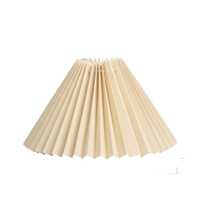 

TUDA Desk Lampshade Lampshade Shell Cover Anti-Piercing E27 Round Fabric Bedside Lamp Table Lamp Floor Lamp Shade Bedroom