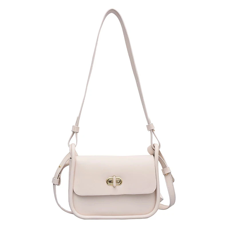 

Simple Small PU Leather Flip Shoulder Crossbody Bags For Women 2021 Luxury Brand Female Handbags and Purses Travel Messenger Bag