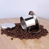 50100ml stainless steel vietnam vietnamese coffee pot drip filter coffee maker small kitchen appliances coffeeware tools