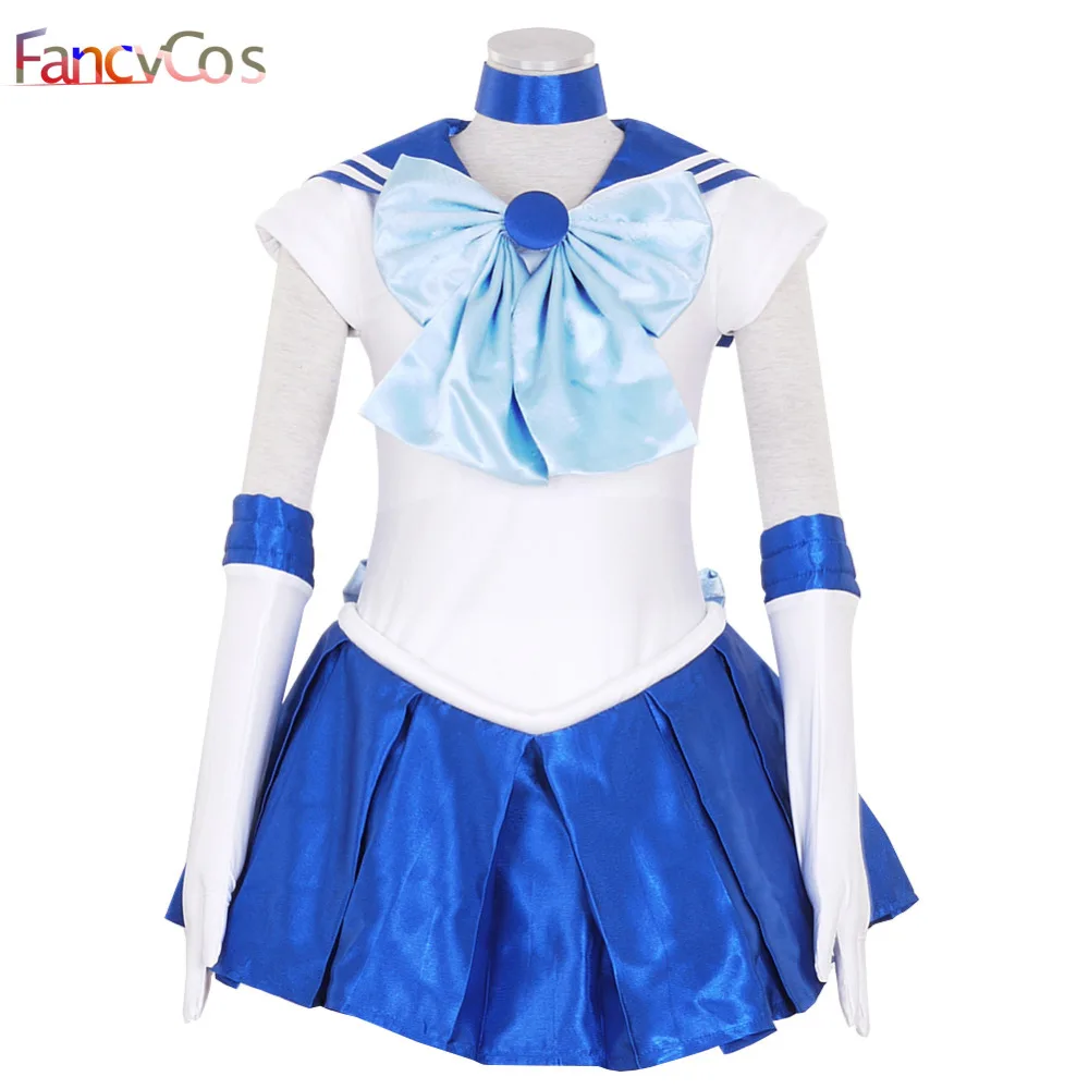 Аниме SM ами Мизуно в морском стиле платье ртутного цвета для взрослых и детей